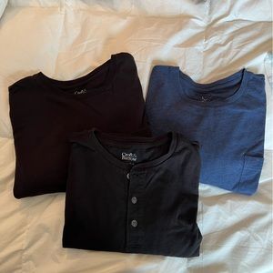 Men’s casual big and tall T-shirts- lot of 3